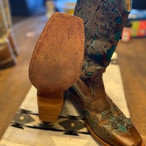Twisted X Teal Inlay Boot